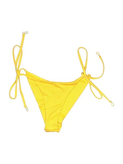 Pre-owned Seafolly Swimsuit Bottoms In Yellow