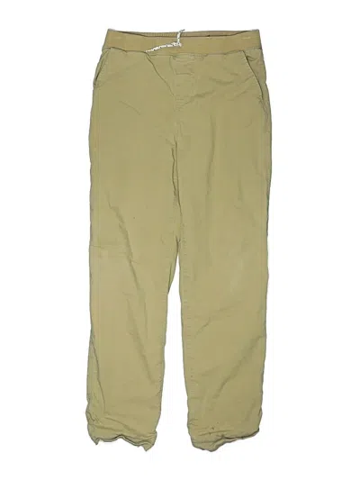 Pre-owned Lands' End Kids'  Khaki Pant In Brown