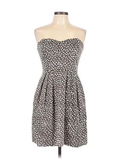 Pre-owned Shoshanna Cocktail Dress In Brown