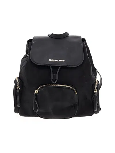 Pre-owned Michael Michael Kors Backpack In Black