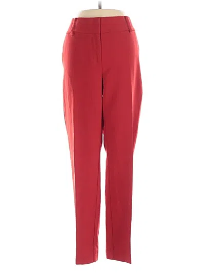 Pre-owned Ann Taylor Factory Casual Pants In Red