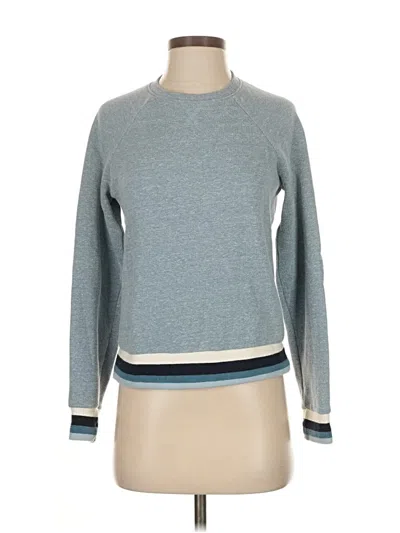Pre-owned Marine Layer Pullover Sweater In Blue