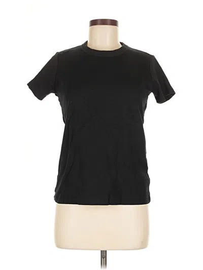Pre-owned Uniqlo U Short Sleeve T-shirt In Black
