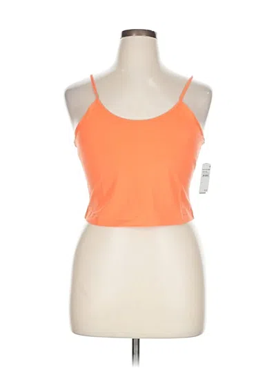 Pre-owned Bp. Tank Top Orange Halter Neckline Tops