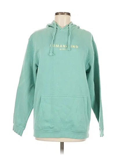 Pre-owned Assorted Brands Zip Up Hoodie In Blue