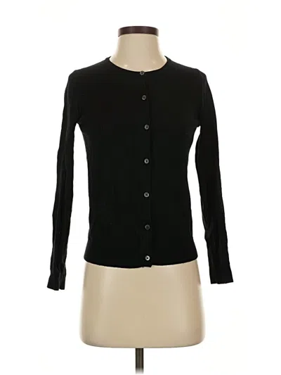 Pre-owned Gap Wool Cardigan Sweater In Black