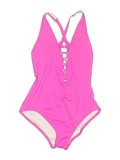Pre-owned Michael Michael Kors One Piece Swimsuit In Pink