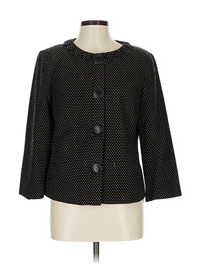 Pre-owned Peck & Peck Blazer Jacket In Black
