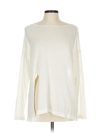 Pre-owned Unbranded Pullover Sweater In White
