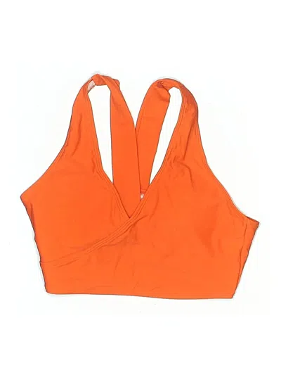 Pre-owned Unbranded Swimsuit Top Orange Swimwear