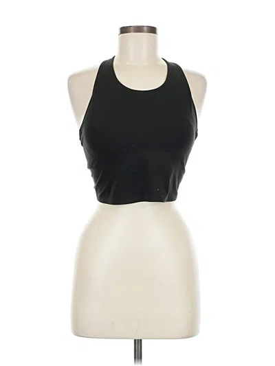 Pre-owned Uniqlo Tank Top Black Halter Neckline Tops