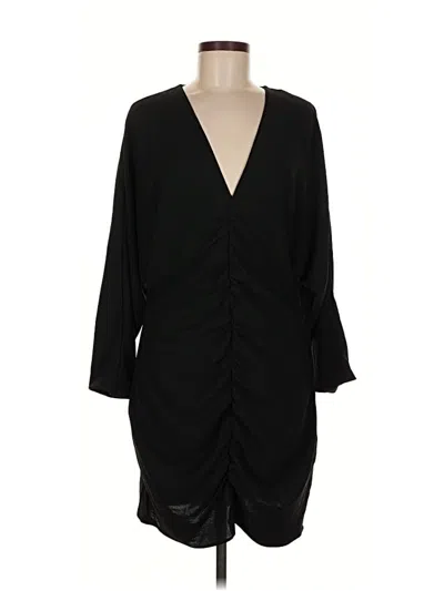 Pre-owned H&m Cocktail Dress In Black