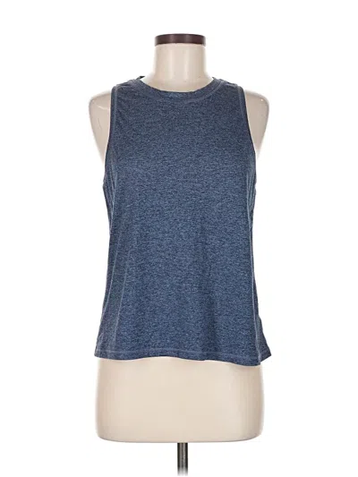Pre-owned Athleta Sleeveless T-shirt In Blue