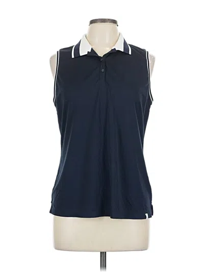 Pre-owned Lady Hagen Sleeveless Blouse In Blue