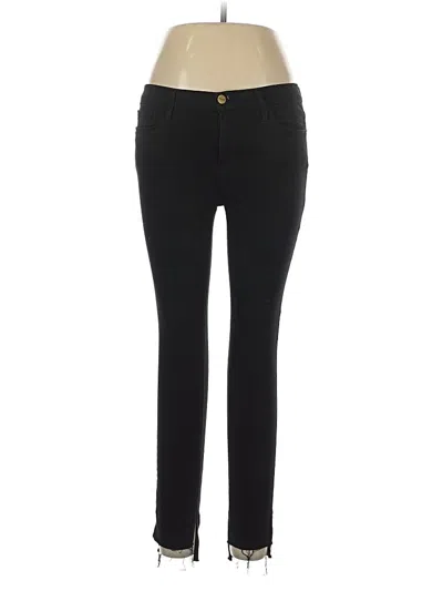 Pre-owned Frame Jeggings In Black