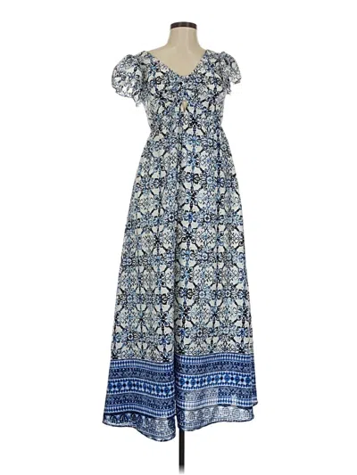 Pre-owned Taylor Casual Dress In Blue