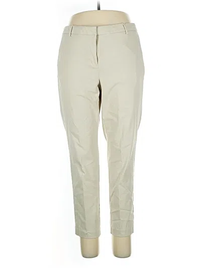 Pre-owned Jjill Khaki Pant In White