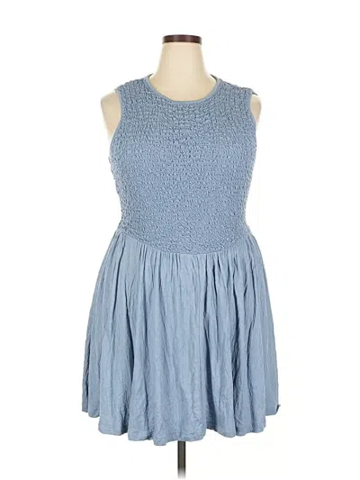 Pre-owned Asos Design Casual Dress In Blue