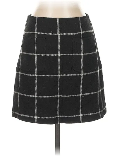 Pre-owned Madewell Wool Skirt In Gray