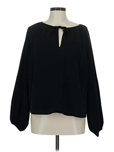 Pre-owned Abercrombie & Fitch 3/4 Sleeve Blouse In Black