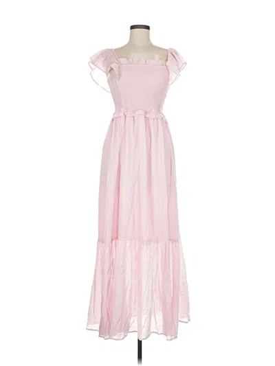 Pre-owned Moon River Casual Dress In Pink