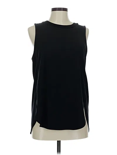 Pre-owned Athleta Sleeveless T-shirt In Black