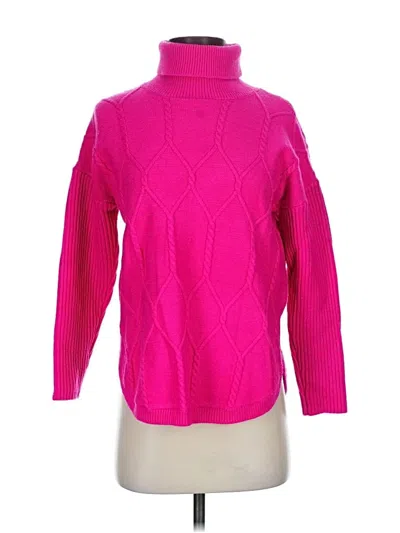 Pre-owned Belldini Turtleneck Sweater In Pink