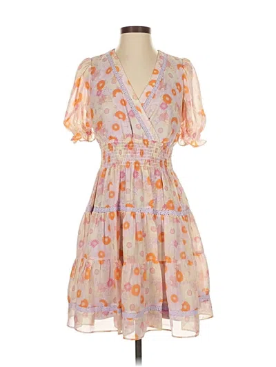 Pre-owned Taylor Casual Dress In Orange