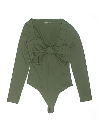 Pre-owned Abercrombie & Fitch Bodysuit In Green