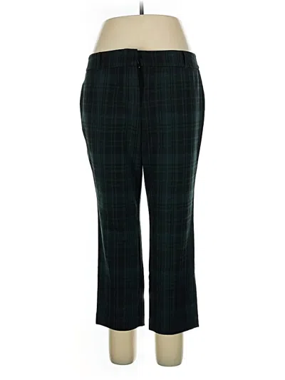 Pre-owned Ann Taylor Factory Dress Pants In Green