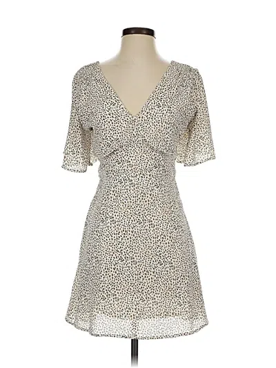 Pre-owned Abercrombie & Fitch Casual Dress In White