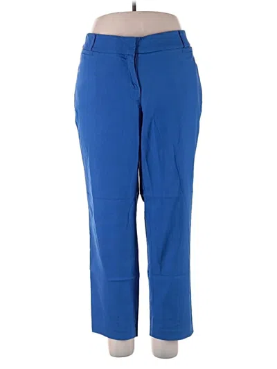 Pre-owned Lane Bryant Casual Pants In Blue