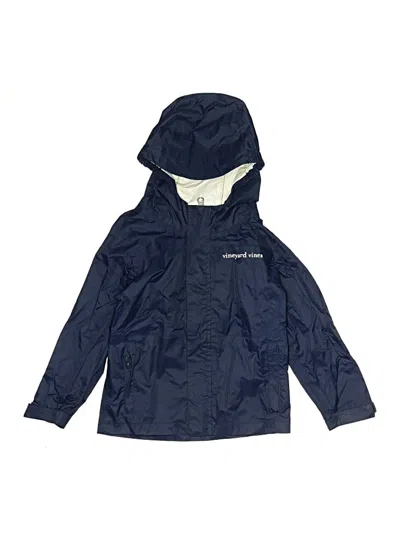 Pre-owned Vineyard Vines Kids' Windbreaker Jacket In Blue