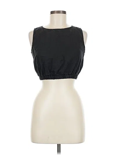 Pre-owned Dissh Sleeveless Blouse In Black