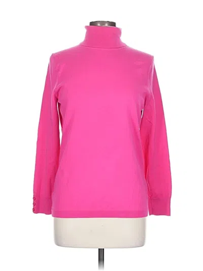 Pre-owned Talbots Turtleneck Sweater In Pink