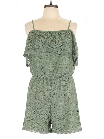 Pre-owned Ultra Flirt Romper In Green