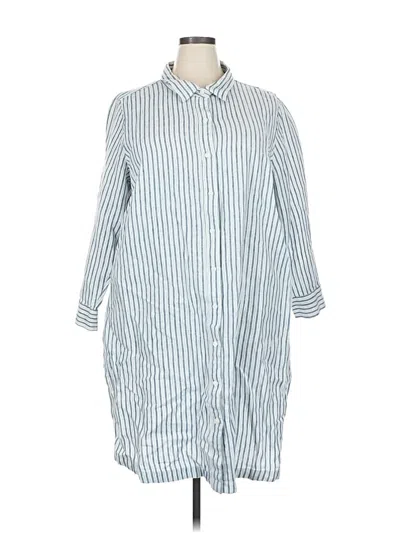 Pre-owned Lands' End Casual Dress In Blue