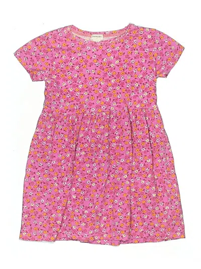 Pre-owned Crewcuts Outlet Kids' Dress In Pink