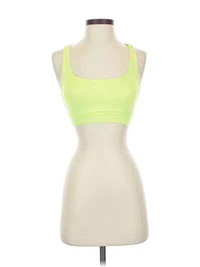 Pre-owned Lululemon Athletica Sports Bra In Green