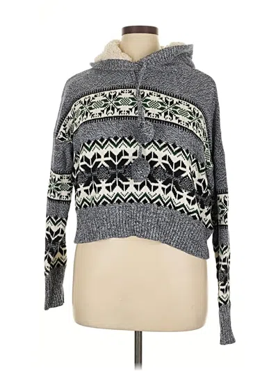 Pre-owned If It Were Me Pullover Sweater In Gray