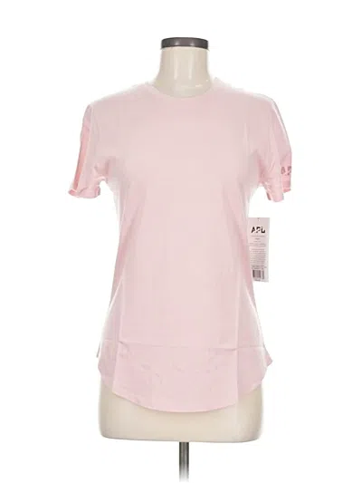 Apl Athletic Propulsion Labs Short Sleeve T-shirt In Pink