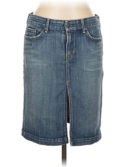 Pre-owned Citizen Of Humanity Denim Skirt In Blue