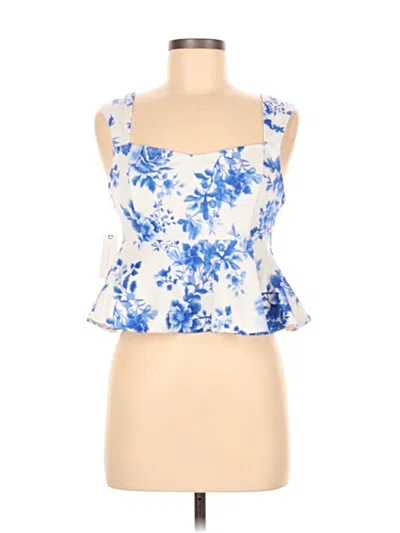 Maeve Sleeveless Blouse In Blue