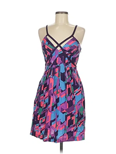 Pre-owned Armani Exchange Cocktail Dress In Purple