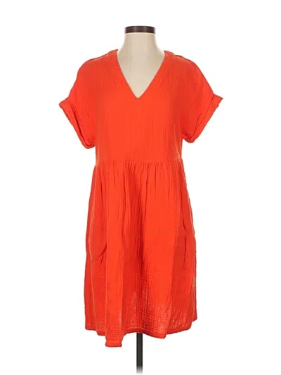 Pre-owned Universal Thread Casual Dress In Orange