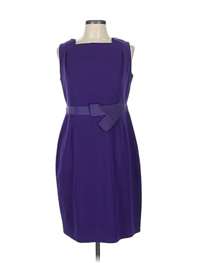 Pre-owned Elie Tahari Cocktail Dress In Purple