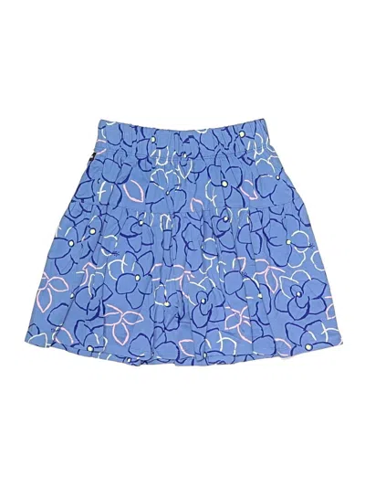 Pre-owned Tea Kids' Active Skirt In Blue