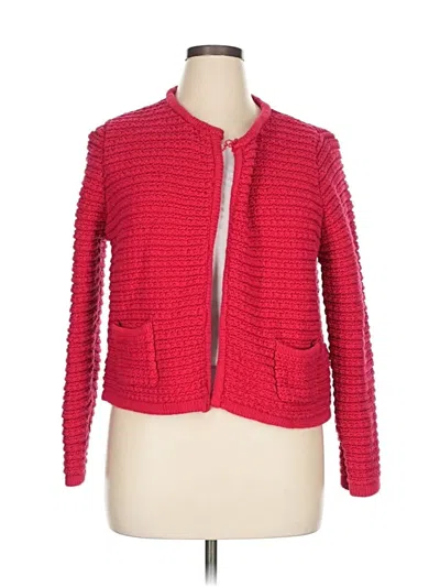 Pre-owned Cece Cardigan Sweater In Red