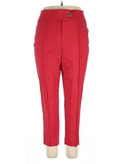 Pre-owned Anne Klein Casual Pants In Red