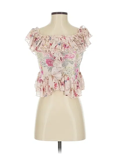 Anthropologie Sleeveless Blouse In Pink